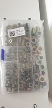 Insertos roscados tuercas, inserto de madera surtido Kit de herramientas, M4/M5/M6/M8 tornillo de muebles insertos perno sujetador (165 uds)