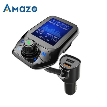 LED Screen Car FM Transmitter Wireless Bluetooth Handsfree Car Adapter Audio MP3 Player FM Module With Dual USB Charger
LED Screen Car FM Transmitter Wireless Bluetooth Handsfree Car Adapter Audio MP3 Player FM Module With Dual USB Charger
