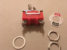 Toggle-Switch SPST ON-OFF 2-Terminal E-TEN1021 15A 1pcs 250V Orange Good-Quality 2-Pin