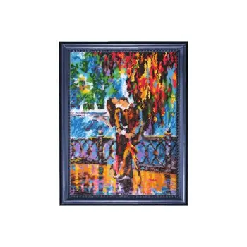 463 set for embroidery with beads butterfly 'kiss after rain', 35*26 cm 
463 set for embroidery with beads butterfly 'kiss after rain', 35*26 cm