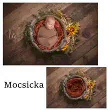 Mocsicka Wood Floor Newborn Photography Backdrop Baby 1st Birthday Photo Background Sunflower Flowers Grass Basket Studio Props
Mocsicka Wood Floor Newborn Photography Backdrop Baby 1st Birthday Photo Background Sunflower Flowers Grass Basket Studio Props