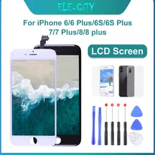 Ensemble écran tactile LCD, pour iPhone 6 6 Plus 6S 6SPlus 7 7 Plus 8 8 Plus 5s SE, meilleure qualité=