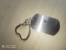 Llavero con foto personalizada de acero inoxidable, llavero con nombre, fecha, grabado redondo, identificación, etiqueta de perro, llavero de corazón, llave de amuleto colgante