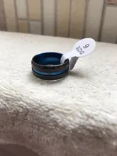 Letdiffery-anillos con surcos Negro Azul, anillos de acero inoxidable Midi para hombre, Charm, joyería para hombre, Dropshipping, gran oferta
