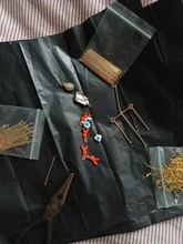 OlingArt-anillo de oro KC para hacer joyas, 6mm/9mm/10mm/12mm, tamaño variado, Conector de alambre de 1,0 MM de diámetro