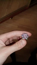 Nuevo romántico flor de cerezo circón anillos de dama de moda elegante Sakura princesa anillos de boda de joyería de la novia