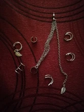 Pendientes bohemios de estrella y oro sin Piercing para mujer y hombre, aretes de Clip para la oreja de cartílago falso Simple, joyería con Clip