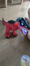 Dinosaurio eléctrico Tiranosaurio Rex para niños, juguete para caminar, luz, sonido, juguetes de modelo Animal