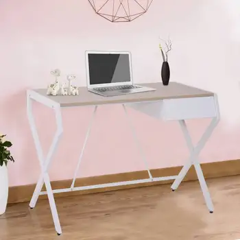Computer table with Drawer Office Desk Study table for Home Office Furniture 105x56x75cm
Computer table with Drawer Office Desk Study table for Home Office Furniture 105x56x75cm