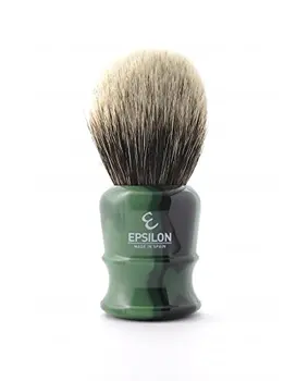 Shaving Brush badger White Epsilon green 50/26mm 
Shaving Brush badger White Epsilon green 50/26mm