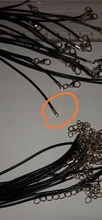 20 unids/lote Real hecho a mano de cuero ajustable trenzado collares de cuerda y amuletos colgantes resultados langosta cierre cuerda cordón 2 mm