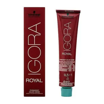 Dye permanent Igora Royal Schwarzkopf N ° 9,5-1
Dye permanent Igora Royal Schwarzkopf N ° 9,5-1