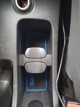 Alfombrillas acanaladas para puerta de coche para Chevrolet Cruze 2009-2015 accesorios Anti-deslizamiento estera de la taza de alfombras para agujero de Interior del coche-estilo