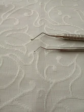 Cuchara para limpieza Dental, herramienta para cuidado bucal, con cavidades, carios, Compos, doble extremo, de acero inoxidable