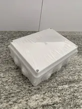 Caja de alimentación impermeable para exteriores, caja de control eléctrico de plástico ABS IP65, bricolaje, carcasa de cable de conexión interior, caja de empalme de Rama