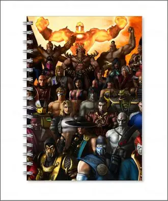 Notebook Mortal Kombat No. 9 A6 | Канцтовары для офиса и дома