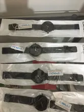 CRRJU-reloj de pulsera de acero para hombre, de marca superior, informal, de malla delgada, deportivo, de cuarzo, resistente al agua, negro, 2150