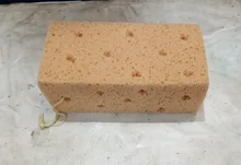IIOHOII-esponja Extra grande para lavado de coche, panal de abeja, Coral, bloque de esponja gruesa amarilla, suministro de coche, herramientas de lavado, absorbente