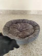 pawstrip Soft Plush Winter Dog Bed Round Cat Bed Warm Puppy Cushion Chihuahua Teddy Small