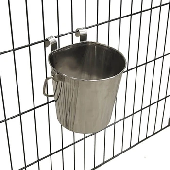Drinking bowl's cube cube Dog, Stainless steel, Special to hang in cages, 3.800 ml capacity.
Drinking bowl's cube cube Dog, Stainless steel, Special to hang in cages, 3.800 ml capacity.