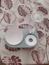 Dispensador de agua automático para bol de gato 2 en 1, almacenamiento de agua automático, cuenco de comida para perros y gatos, contenedor de comida con agua, alimentador para mascotas