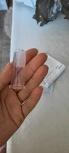 Cepillo de dientes con caja para dedos de bebé, cepillo de limpieza de goma suave de silicona para niños, masaje transparente, cuidado Dental