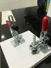 Abrazaderas de palanca de liberación rápida Horizontal para carpintería, GH-201A, 27kg, GH101A50Kg, 1 Uds.