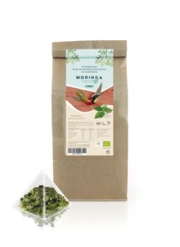 Superfood Bio Moringa Nature Infusions pyramid Moringa and Basil. Energy, vitality and Proteins 
Superfood Bio Moringa Nature Infusions pyramid Moringa and Basil. Energy, vitality and Proteins
