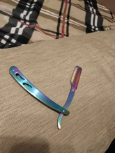 Afeitadora profesional Multicolor para hombre, herramienta de peluquería, barbería, Retro, plegable, hoja de acero inoxidable