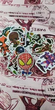 50 Uds de dibujos animados pegatinas Marvel bien los Vengadores etiqueta engomada impermeable equipaje Skateboard guitarra portátil pegatinas juguete de niño
