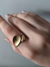 Simple anillos abiertos para las mujeres de Color oro de moda coreano femenino callejero anillos de boda ajustable dedo nudillo de la joyería regalos