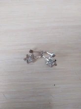Pendientes de Clip de copos de nieve de estilo coreano para mujer, pendientes sin Piercing de cristal, joyería de moda 2020, pendiente sin orificio de oreja