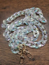 Resin Chain Accessory-Parts Handbag Luxury Strap Acrylic Transparent Shoulder Woman New-Fashion