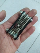 Juego de herramientas para reparar bicicletas, kit con llaves hexagonales, destornilladores, con palanca de neumáticos, llave Allen, para bici de montaña, Mountain Bike, multiherramienta para ciclismo