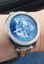 Funda de diamante de dos filas para Samsung Galaxy Watch Active 2, funda de 40mm y 44mm Active2, parachoques ostentoso, Marco fino, accesorios de luz