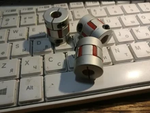 Acoplador de tres mandíbulas D20L25, eje flexible de aluminio D20 L25, conector de motor de acoplamiento BW, almohadilla de goma sólida 6/6,35/8/10 /mm