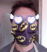 Mascarilla desechable de 3 capas y murciélagos para hombre, máscara de seguridad no tejida, antipolvo, gruesa