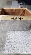 Bins Storage-Box Canvas-Bag Pet-Toys Dog-Accessories Foldable Personalized Linen