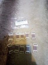 Clips de Metal elásticos para envolver, 10 unidad/bolsa de repuesto, ganchos con Clips de sujeción, color blanco café