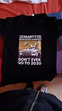 Marty pase lo que pase, no alguna vez ir a 2020 mujeres divertido gráfico T camisa chica Base Camisetas Camiseta de cuello negro dama de la nave de la gota