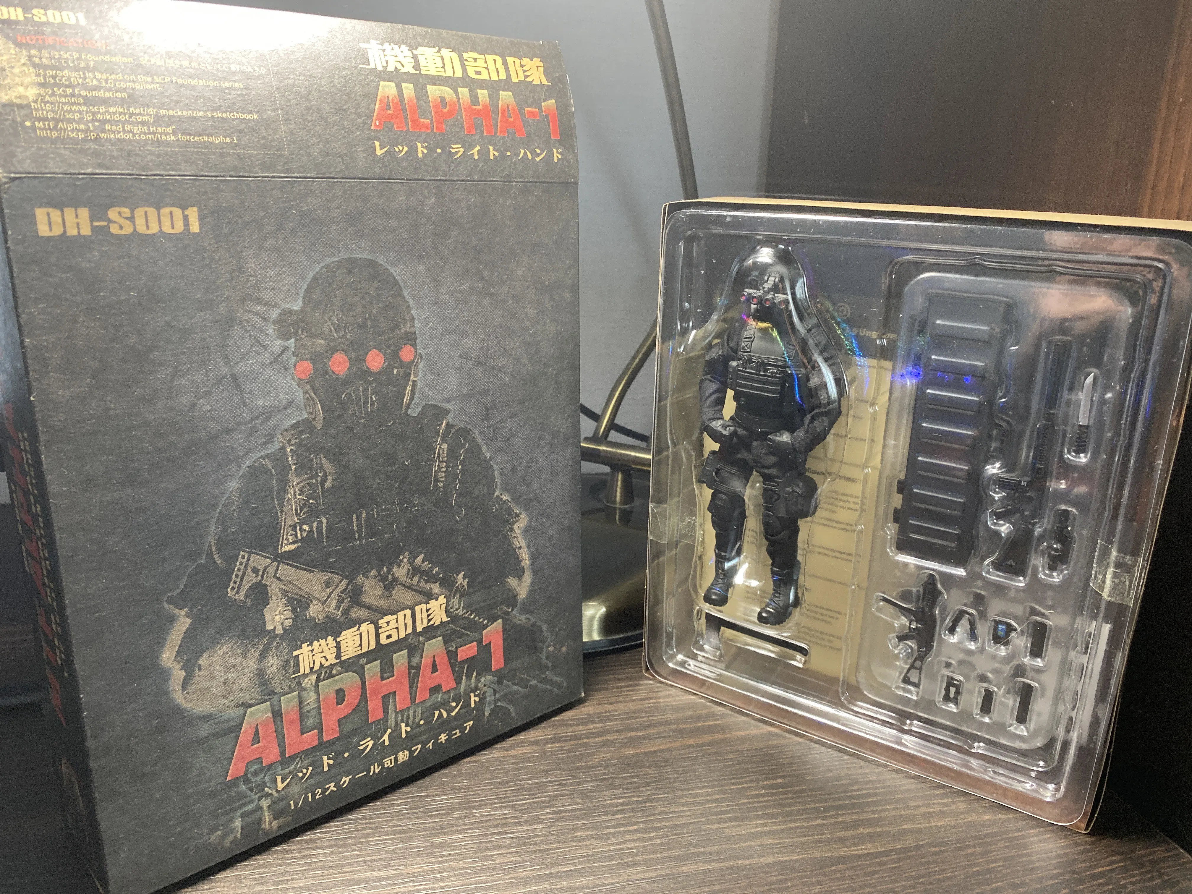 DRAGON HORSE S001 SCP財団シリーズ 機動部隊Alpha 1 1/12スケール