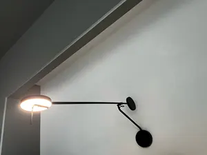 Светодиодная настенная лампа на длинной ножке, домашний прикроватный ...