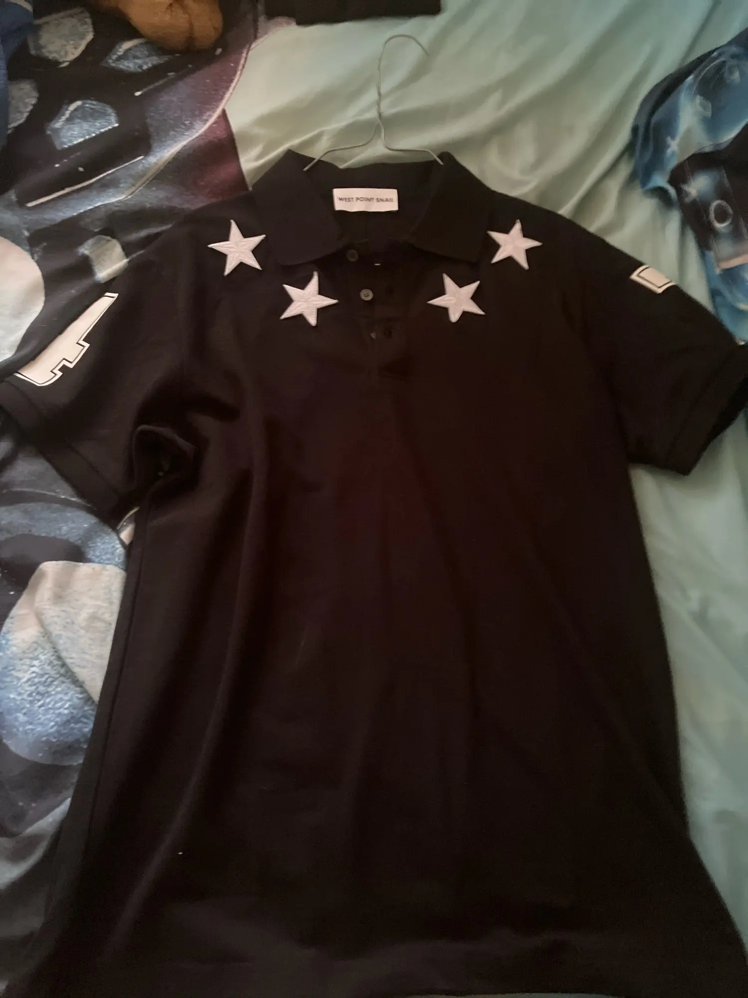 Повседневные рубашки поло с вышивкой в виде короны, с воротником