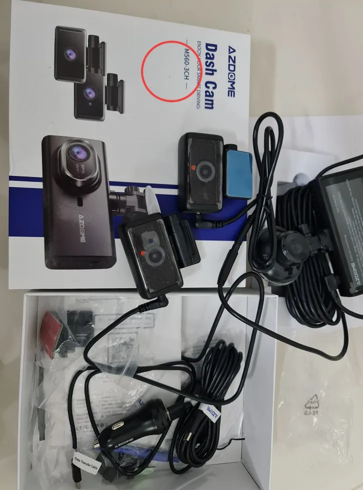 AZDOME M560-3CH 3 канальный видеорегистратор 4 