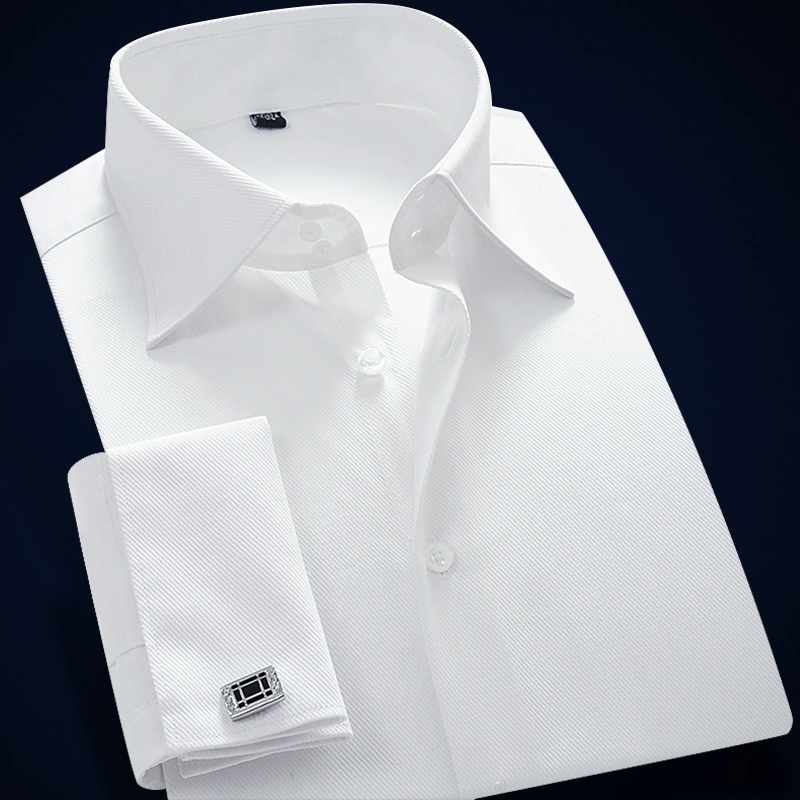 Cuffling shirts Cufflinks are items of jewelry that are used to secure the cuffs of dress shirts. Cufflinks can be manufactured from a variety of different materials, such as glass, stone, leather, metal, precious metal or combinations of these.