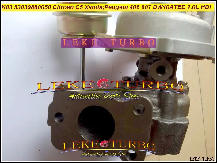 K03 53039880050 53039700050 0375G3 Citroen C5 Xantia;Peugeot 406 607 Engine DW10ATED 2.0 HDi 2.0L turbocharger (1)