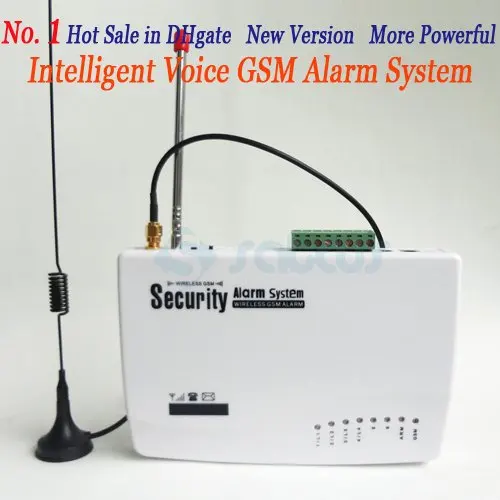 NEW~ Real Voice Prompt ~ Most Cost-Effective Wireless Home Intelligent Burglar GSM Alarm System 900/1800/1900Mhz
