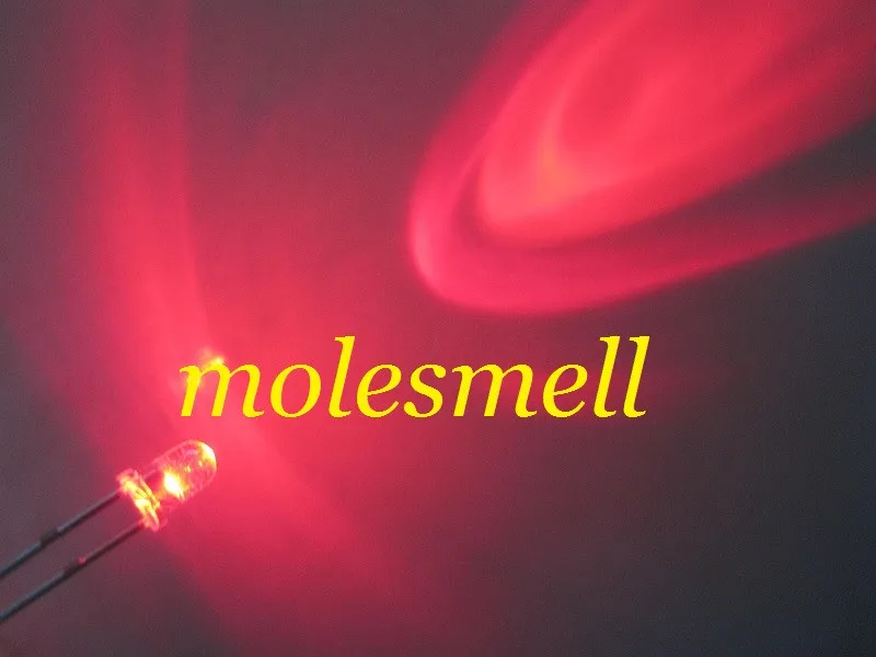 3mm round red