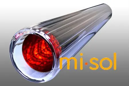 Tubo de Vácuo de Vidro Evacuado para Aquecedor de Água Unidades Todo Tubo Solar 58mm Dia 500mm Comprimento 10 Coletores solares