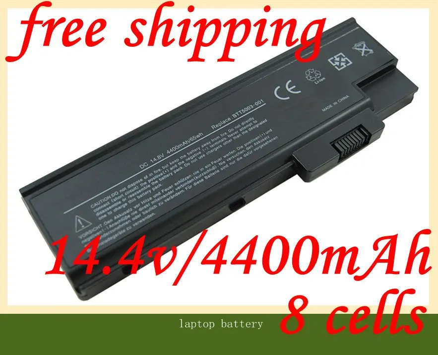 [Special Price] New 8 cells laptop battery for Acer TravelMate 4000 4100 4020 4500 Series , 4UR18650F-2-QC140 , Free shipping